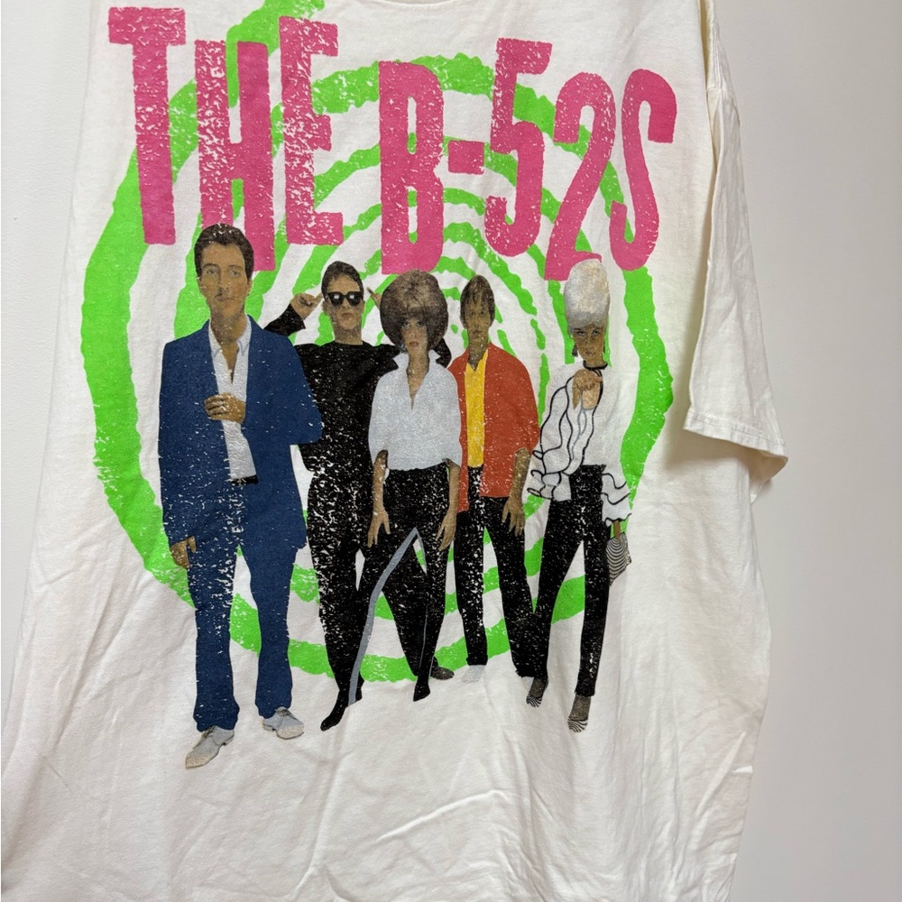 NWOT Urban Outfitters The B-52s Photo T-Shirt Dress Size L/XL - Picture 9 of 13